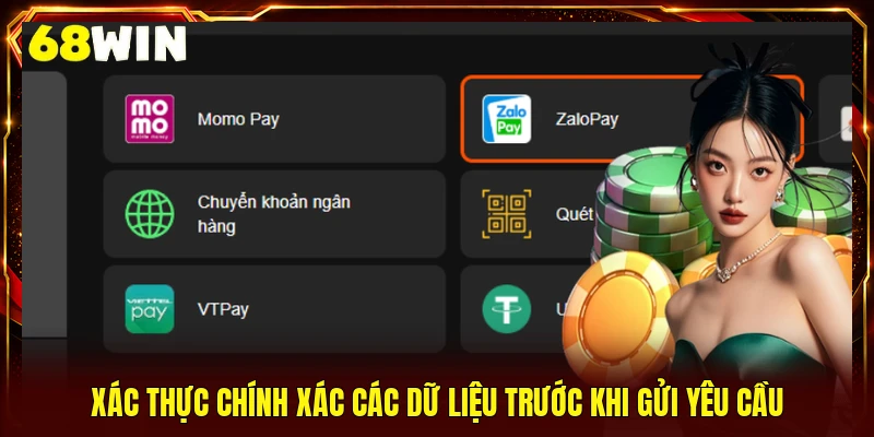 Rút Tiền 68WIN Trong Chớp Mắt 3 Bước Đổi Thưởng An Toàn